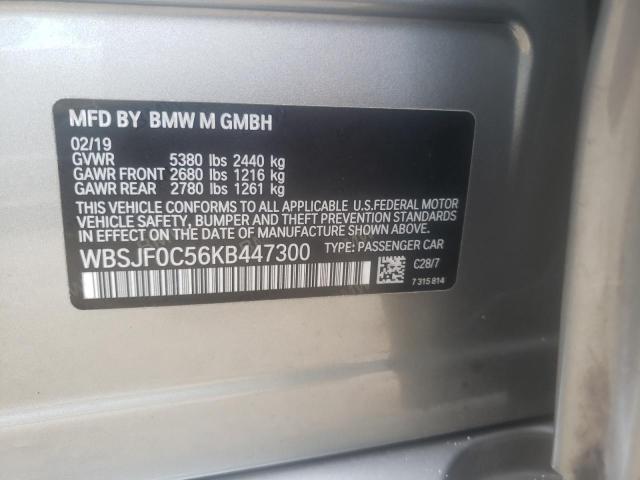2019 BMW M5 WBSJF0C56KB447300