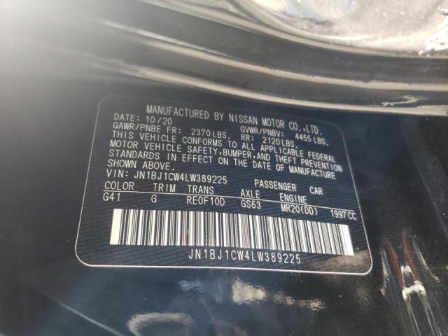 2020 NISSAN 200SX/SE JN1BJ1CW4LW389225