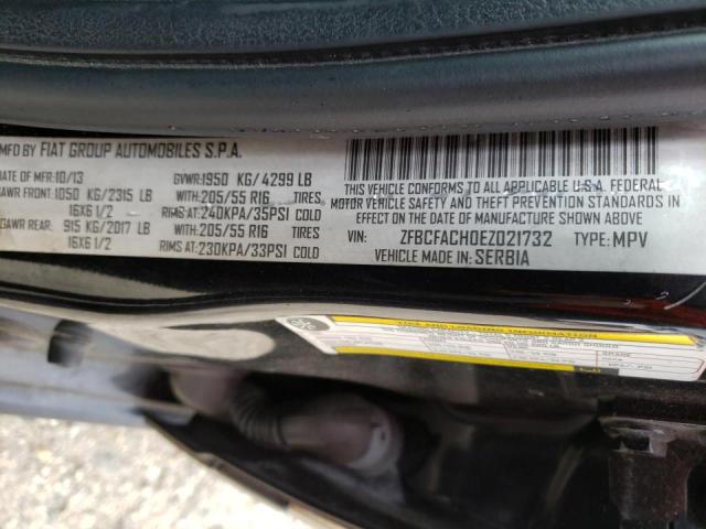 2014 FIAT 500L LOUNG ZFBCFACH0EZ021732