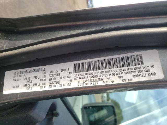 2012 JEEP LIBERTY SP 1C4PJLAK2CW108327