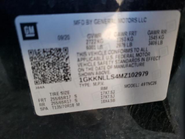 2021 GMC ACADIA AT4 1GKKNLLS4MZ102979