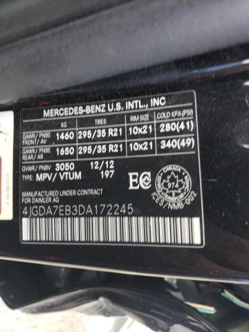2013 MERCEDES-BENZ ML 63 AMG 4JGDA7EB3DA172245