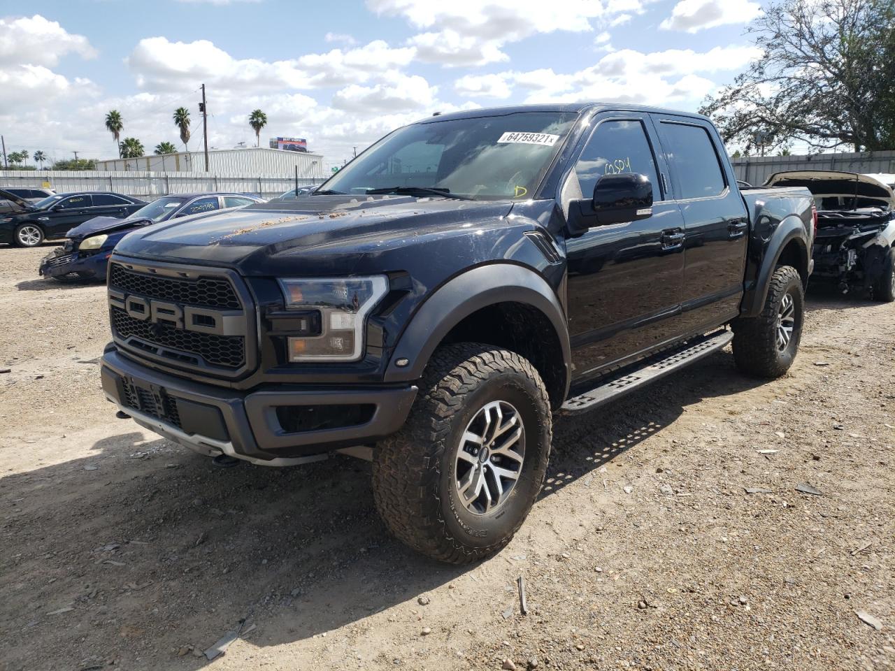 2018 FORD F150 RAPTOR for Sale TX MCALLEN Wed. Jan 18, 2023