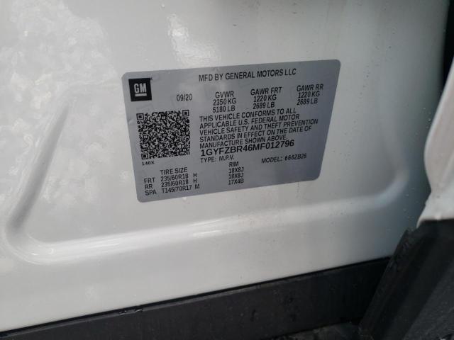 2021 CADILLAC XT4 LUXURY 1GYFZBR46MF012796