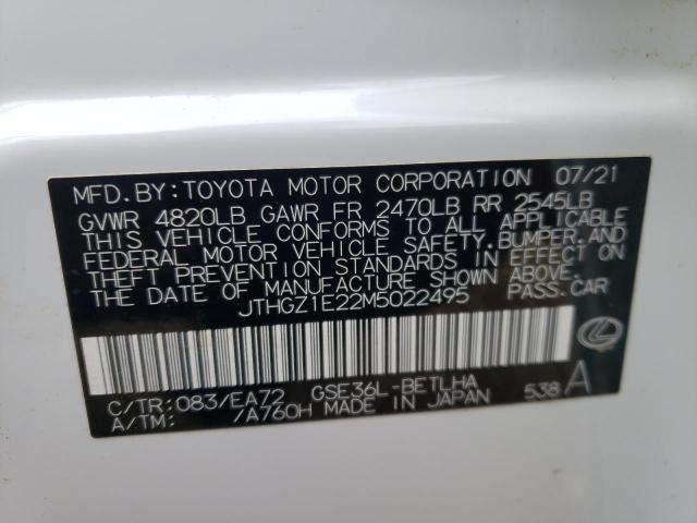 2021 LEXUS IS 350 F-S JTHGZ1E22M5022495