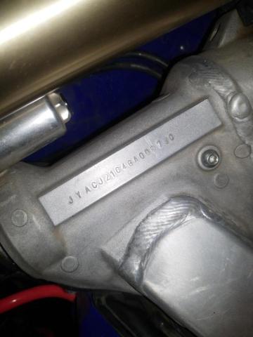 2016 YAMAHA YZ450 F JYACJ21C4GA003790