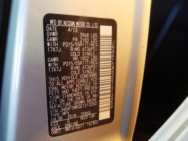 2013 NISSAN JUKE JN8AF5MR3DT213350