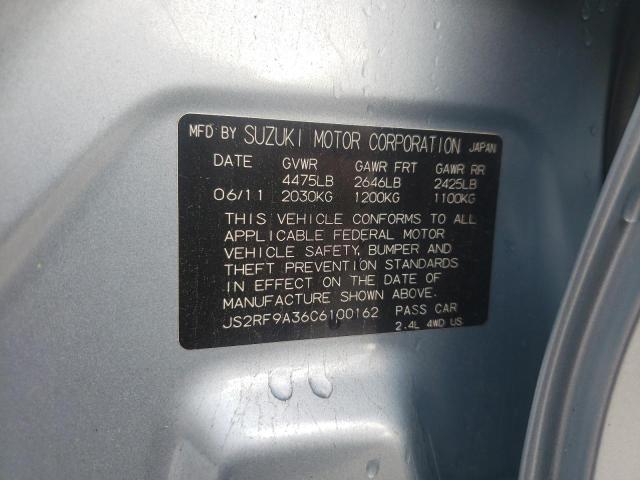 2012 SUZUKI KIZASHI SE JS2RF9A36C6100162