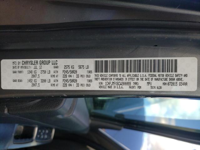 2012 JEEP LIBERTY JE 1C4PJMFK6CW200099