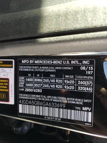 2016 MERCEDES-BENZ GLE 400 4M 4JGDA5GB6GA633699