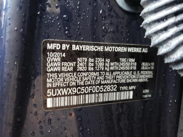 2015 BMW ALL OTHER 5UXWX9C50F0D52832