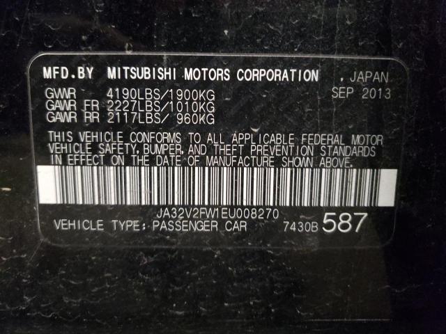 2014 MITSUBISHI LANCER SE JA32V2FW1EU008270