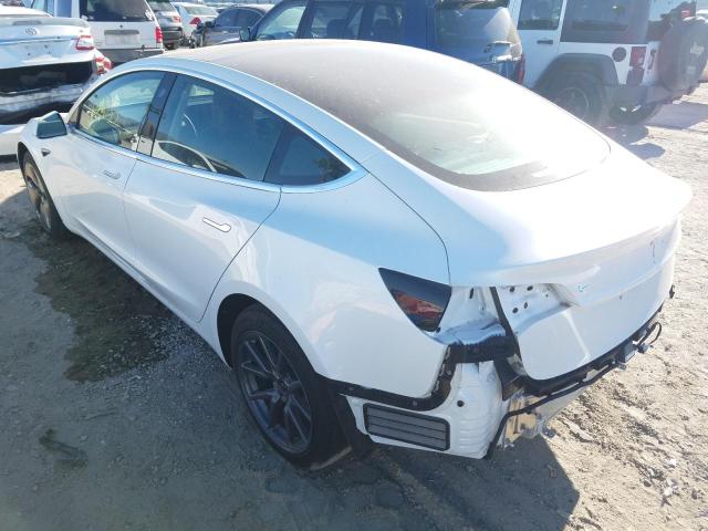 Lot #2282412225 2020 TESLA MODEL 3 salvage car