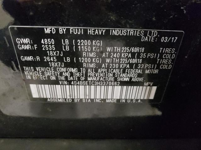 2017 SUBARU OUTBACK TO 4S4BSETC3H3370662