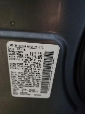 2016 INFINITI QX70 JN8CS1MW2GM751958