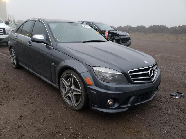 Salvage cars for sale from Copart Rocky View County, AB: 2009 Mercedes-Benz C 63 AMG