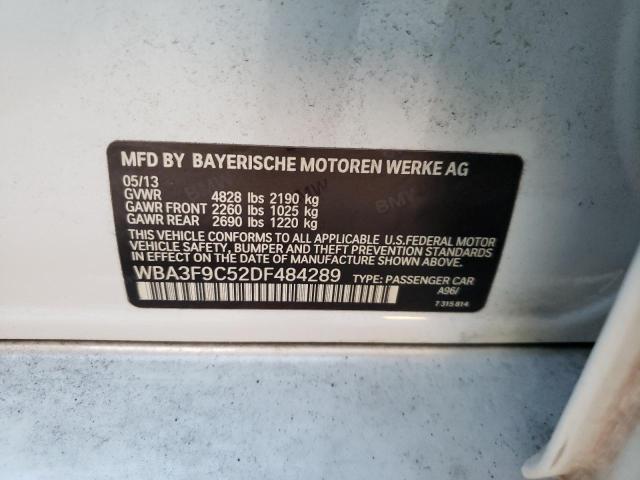 2013 BMW ACTIVEHYBR WBA3F9C52DF484289