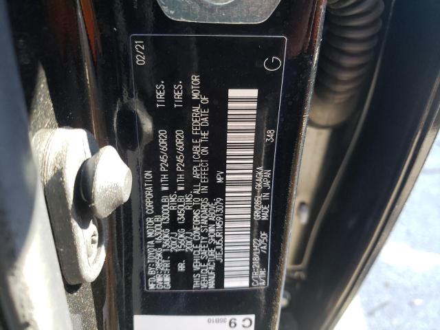 2021 TOYOTA 4RUNNER NI JTEJU5JR1M5913079