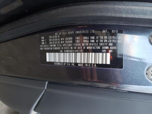 2012 SUBARU TRIBECA LI 4S4WX9GD7C4401797