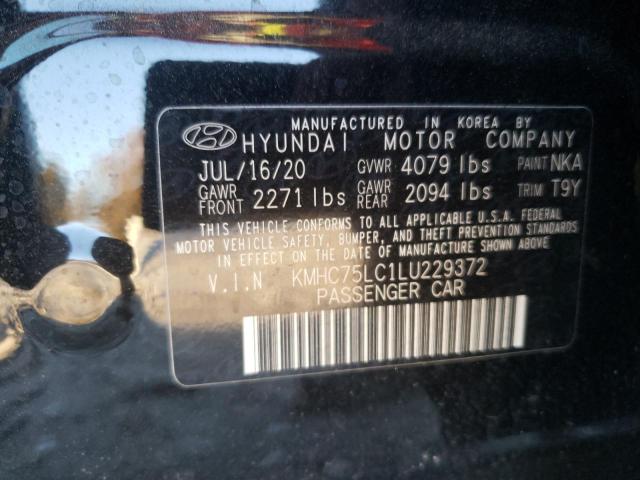 2020 HYUNDAI IONIQ SE KMHC75LC1LU229372