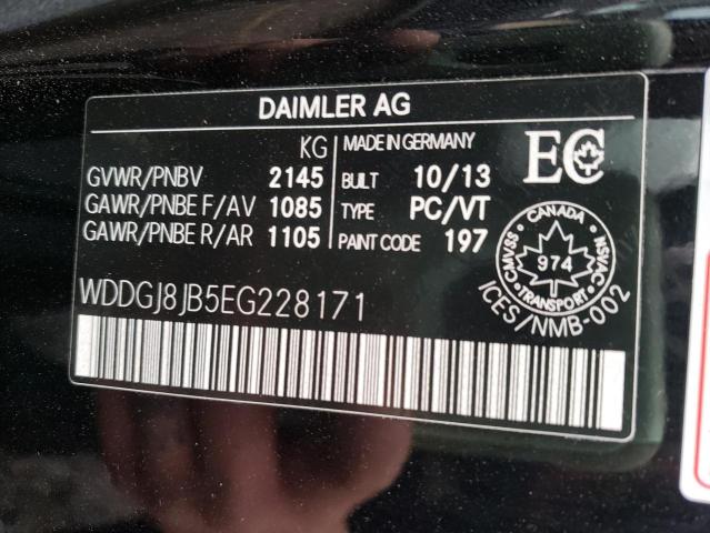 2014 MERCEDES-BENZ C 350 4MAT WDDGJ8JB5EG228171