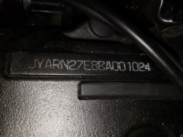 2011 YAMAHA FZ8 JYARN27E8BA001024
