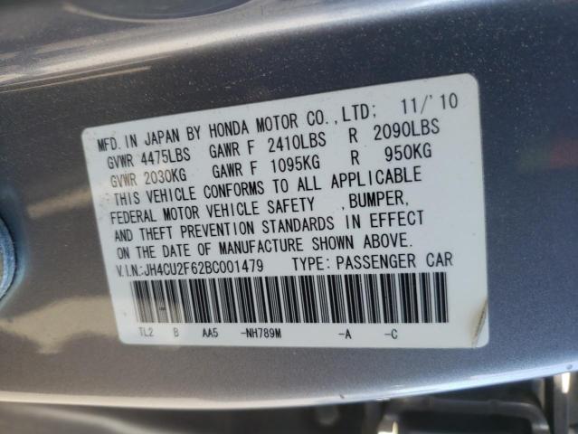 2011 ACURA TSX JH4CU2F62BC001479