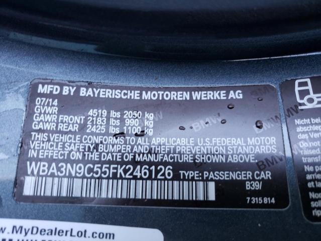 2015 BMW 428 XI WBA3N9C55FK246126