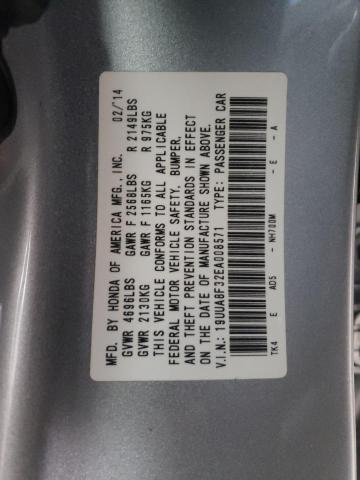 2014 ACURA TL SE 19UUA8F32EA008571