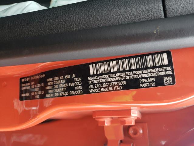2015 JEEP RENEGADE T ZACCJBCT0FPB76008