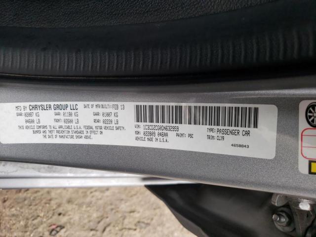 2013 DODGE AVENGER SX 1C3CDZCG0DN632959