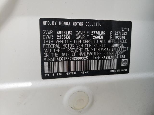 2017 ACURA RLX TECH JH4KC1F52HC000325