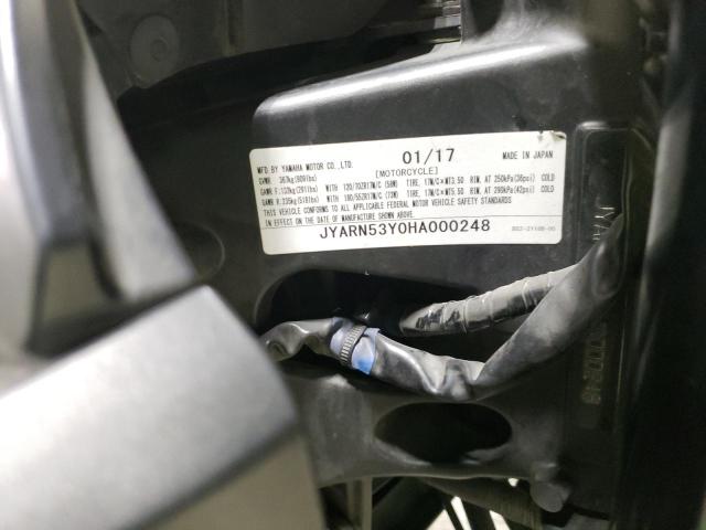 2017 YAMAHA FZ09 C JYARN53Y0HA000248