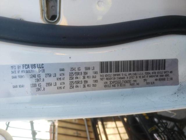 2018 DODGE JOURNEY 3C4PDDGG2JT430291