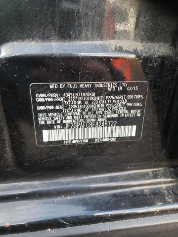 JF2GPAFC8F8248722 Subaru Xv Crosstr 2015. Фото: 9