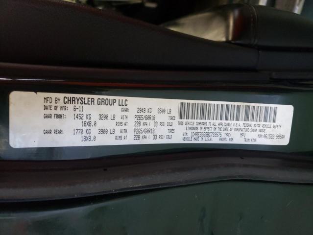 2011 DODGE DURANGO EX 1D4RE2GG5BC733575
