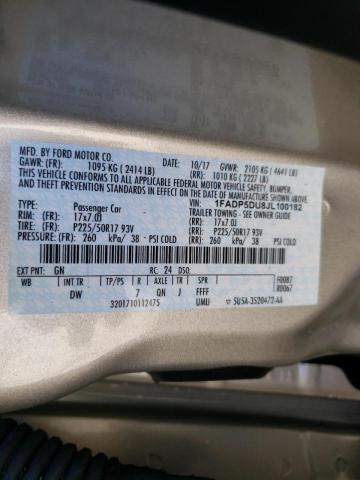 2018 FORD C-MAX TITA 1FADP5DU8JL100182