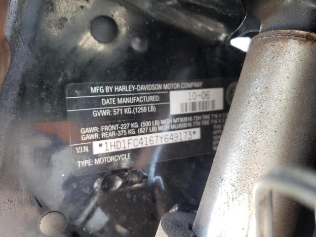 2007 HARLEY-DAVIDSON FLHTCUI 1HD1FC4167Y649173