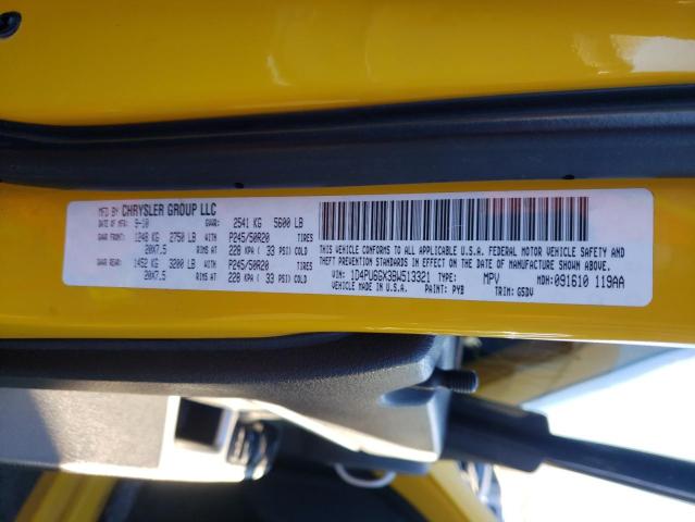 2011 DODGE NITRO DETO 1D4PU6GX3BW513321