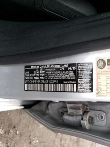 2011 MERCEDES-BENZ E350 WDDHF8HB5BA310394