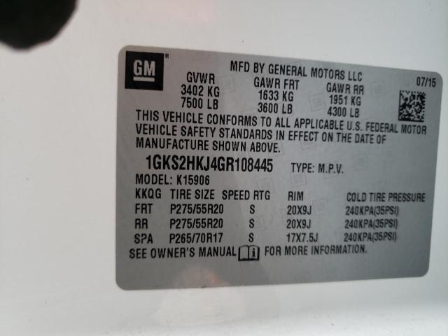 2016 GMC YUKON XL D - 1GKS2HKJ4GR108445