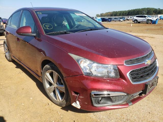 Salvage cars for sale from Copart Longview, TX: 2015 Chevrolet Cruze LT