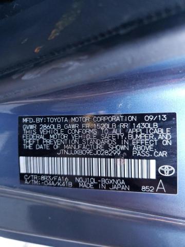2014 TOYOTA SCION IQ JTNJJXB09EJ028299