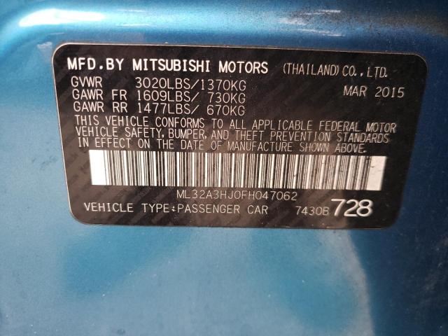 2015 MITSUBISHI MIRAGE DE ML32A3HJ0FH047062