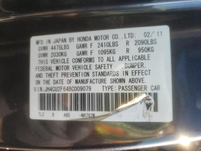 2011 ACURA TSX JH4CU2F64BC009079