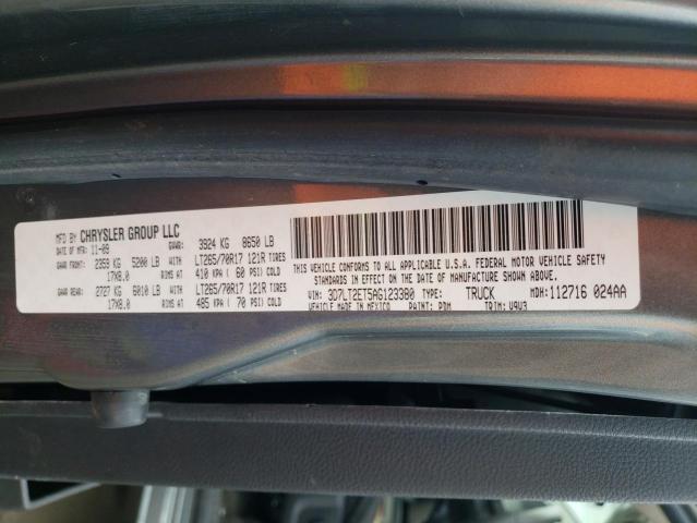 2010 DODGE RAM 2500 3D7LT2ET5AG123380