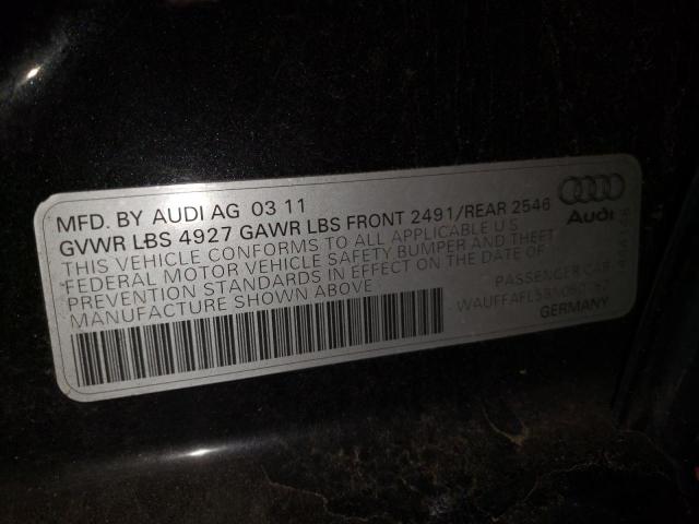 2011 AUDI A4 WAUFFAFL5VN050752