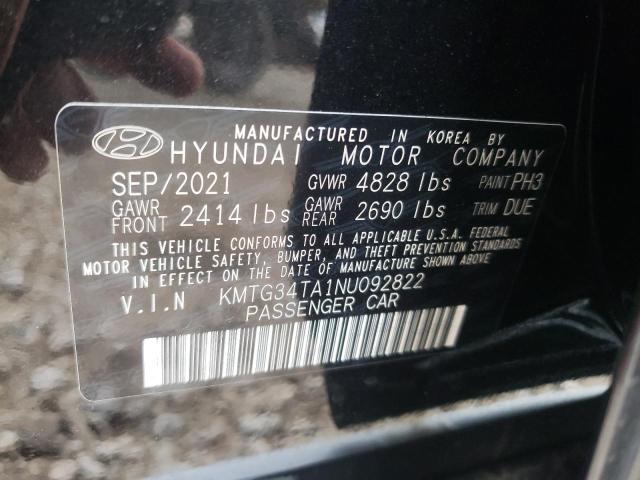2022 GENESIS G70 BASE KMTG34TA1NU092822