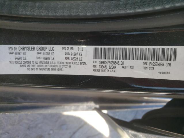 2011 DODGE AVENGER EX 1B3BD4FB6BN545138