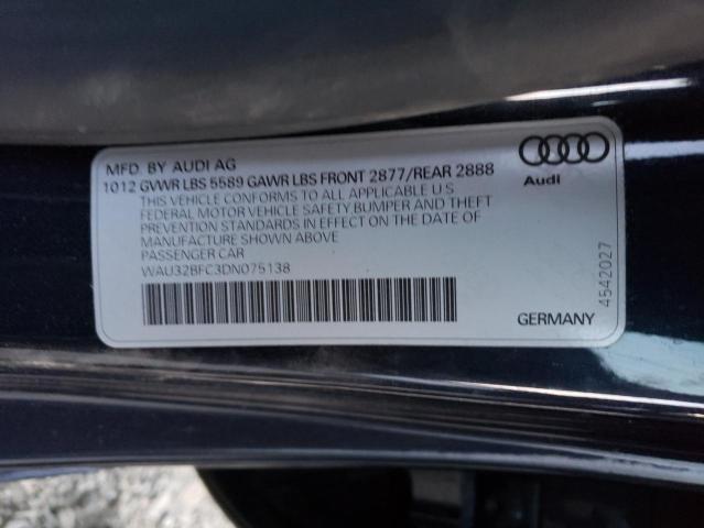 2013 AUDI S7 PRESTIG WAU32BFC3DN075138